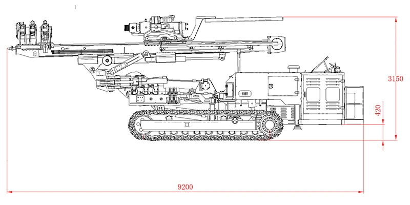 BHD-360 drill rig 2
